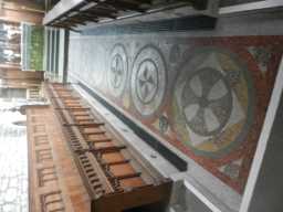 Inside floor of Church of St Romald, Romaldkirk © DCC 2016